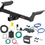 For 2020-2024 Lincoln Corsair Trailer Hitch + Wiring 5 Pin Except PHEV Curt 13454 2 inch Tow Receiver