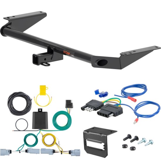 For 2017-2020 Chrysler Pacifica Trailer Hitch + Wiring 5 Pin Fits Touring L Except Hybrid Curt 13462 2 inch Tow Receiver