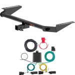 For 2021-2024 Chrysler Pacifica Trailer Hitch + Wiring 4 Pin Except Hybrid Curt 13462 56492 2 inch Tow Receiver