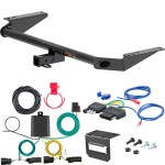 For 2021-2024 Chrysler Pacifica Trailer Hitch + Wiring 5 Pin Except Hybrid Curt 13462 2 inch Tow Receiver