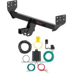 For 2021-2024 Genesis GV80 Trailer Hitch + Wiring 4 Pin Fits All Models Curt 13464 59236 2 inch Tow Receiver