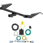 For 2017-2020 Chrysler Pacifica Trailer Hitch + Wiring 4 Pin Fits Limited Hybrid Curt 13466 56399 2 inch Tow Receiver