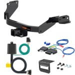 For 2021-2024 Kia Sorento Trailer Hitch + Wiring 5 Pin Fits w/ Factory Tow Package Curt 13473 2 inch Tow Receiver