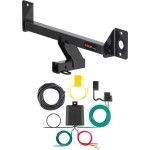 For 2021-2022 Mercedes GLC300 Trailer Hitch + Wiring 4 Pin Except Premium Package Curt 13477 59236 2 inch Tow Receiver