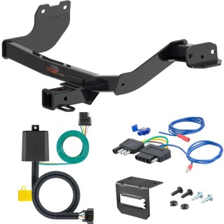 For 2022-2024 Hyundai Santa Cruz Trailer Hitch + Wiring 5 Pin Fits All Models Curt 13486 2 inch Tow Receiver