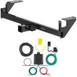 For 2021-2024 Mercedes GLA250 Trailer Hitch + Wiring 4 Pin Fits All Models Curt 13490 59236 2 inch Tow Receiver