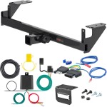 For 2021-2024 Mercedes GLA250 Trailer Hitch + Wiring 5 Pin Fits All Models Curt 13490 2 inch Tow Receiver