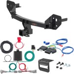 For 2020-2024 Subaru Legacy Trailer Hitch + Wiring 5 Pin Fits All Models Curt 13494 2 inch Tow Receiver