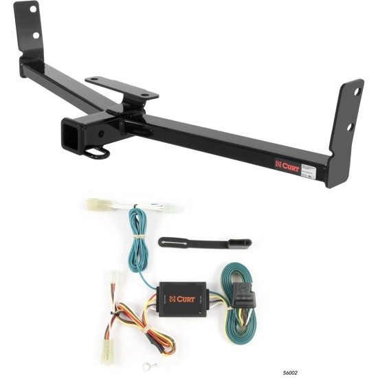 For 2007-2009 Suzuki Grand Vitara Trailer Hitch + Wiring 4 Pin Fits All Models Curt 13518 56002 2 inch Tow Receiver