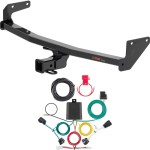 For 2023-2024 Kia Niro Trailer Hitch + Wiring 4 Pin Except Plug-In-Hybrid Curt 13531 56505 2 inch Tow Receiver