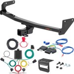 For 2023-2024 Kia Niro Trailer Hitch + Wiring 5 Pin Except Plug-In-Hybrid Curt 13531 2 inch Tow Receiver