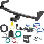 For 2022 Kia Niro EV Trailer Hitch + Wiring 5 Pin Except Plug-In-Hybrid Curt 13531 2 inch Tow Receiver