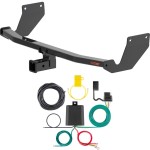 For 2023-2024 Lexus RZ450e Trailer Hitch + Wiring 4 Pin Fits All Models Curt 13546 59236 2 inch Tow Receiver