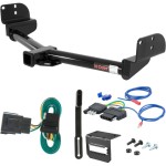 For 2004-2005 Mercury Mountaineer Trailer Hitch + Wiring 5 Pin Fits All Models w/ Factory 4-Flat Curt 13550 2 inch Tow Receiver