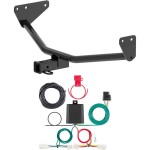 For 2023-2024 Mitsubishi Outlander PHEV Trailer Hitch + Wiring 4 Pin Fits All Models Curt 13566 56434 2 inch Tow Receiver