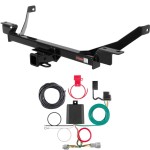 For 1999-2002 Nissan Quest Trailer Hitch + Wiring 4 Pin Fits All Models Curt 13572 56423 2 inch Tow Receiver