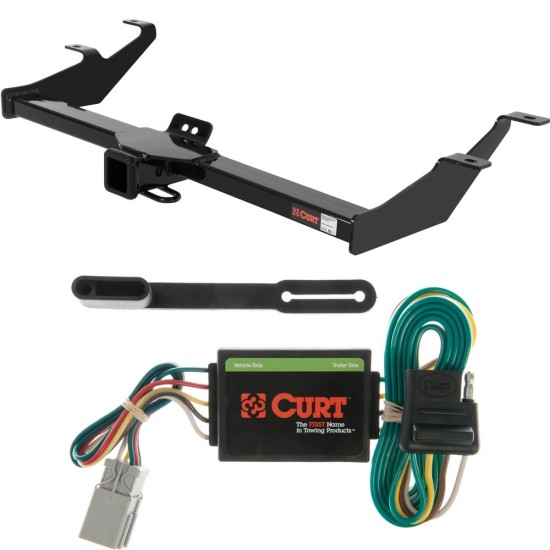 For 2003-2004 Honda Element Trailer Hitch + Wiring 4 Pin Except SC Curt 13574 55336 2 inch Tow Receiver