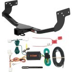 For 2007-2015 Mazda CX-9 Trailer Hitch + Wiring 4 Pin Fits All Models Curt 13575 56016 2 inch Tow Receiver