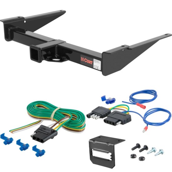 For 1971-1980 International Scout II Trailer Hitch + Wiring 5 Pin Fits All Models Curt 13580 2 inch Tow Receiver