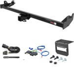 For 2004-2007 Mercury Monterey Trailer Hitch + Wiring 5 Pin Fits Models w/ Factory Tow Package Curt 13587 2 inch Tow Receiver