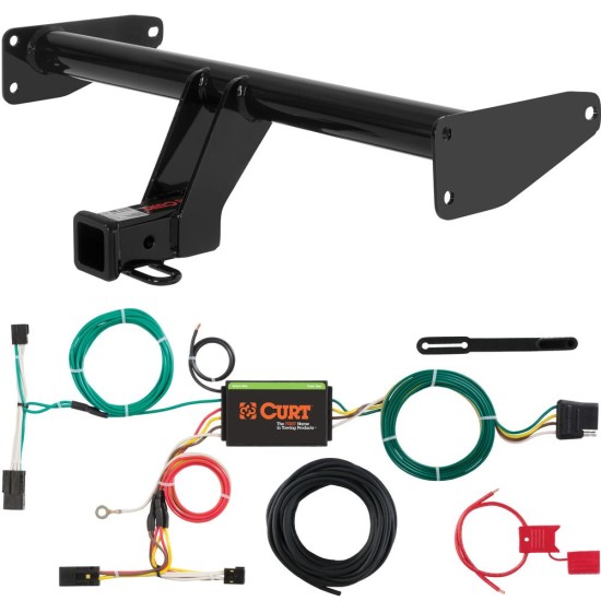 For 2013-2015 Chevy Captiva Sport Trailer Hitch + Wiring 4 Pin Fits All Models Curt 13594 56257 2 inch Tow Receiver