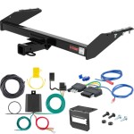 For 2004 Nissan Frontier Trailer Hitch + Wiring 5 Pin Fits 2-Door Short Box Curt 13831 2 inch Tow Receiver