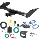 For 2004 Nissan Frontier Trailer Hitch + Wiring 5 Pin Fits Crew Cab Pickup short bed Curt 13841 2 inch Tow Receiver