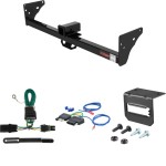 For 1985-1997 Chevy S10 Trailer Hitch + Wiring 5 Pin Fits w/ Roll Pan Bumper Curt 13920 2 inch Tow Receiver