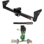 For 1998-2004 GMC Sonoma Trailer Hitch + Wiring 4 Pin Fits w/ Roll Pan Bumper Curt 13920 55359 2 inch Tow Receiver