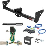 For 1998-2004 Chevy S10 Trailer Hitch + Wiring 5 Pin Fits w/ Roll Pan Bumper Curt 13920 2 inch Tow Receiver