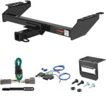 For 1992-1993 Ford F150 Trailer Hitch + Wiring 5 Pin Except 10" drop bumper Curt 14001 2 inch Tow Receiver