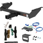 For 1986-1993 Dodge D Series Ram Pickup Trailer Hitch + Wiring 5 Pin Except roll pan bumper Curt 14001 2 inch Tow Receiver