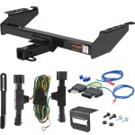 For 1992-1993 Ford Bronco Trailer Hitch + Wiring 5 Pin Fits XL Full Size Curt 14001 2 inch Tow Receiver