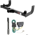 For 2009-2014 Ford F150 Trailer Hitch + Wiring 4 Pin Fits Models w/ Factory 4-Flat Excluding factory receiver Curt 14002 56110 2 inch Tow Receiver