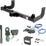 For 2009-2014 Ford F150 Trailer Hitch + Wiring 5 Pin Fits Models w/ Factory 4-Flat Excluding factory receiver Curt 14002 2 inch Tow Receiver