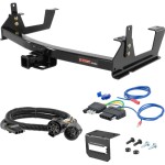 For 2015-2019 Chevy Silverado 3500 HD Trailer Hitch + Wiring 5 Pin Fits 8' bed except factory receiver Tommy Gate or cab & chassis Curt 14010 2 inch Tow Receiver