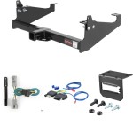 For 2005-2007 Ford F350 Super Duty Trailer Hitch + Wiring 5 Pin Fits Cab & Chassis w/ 34" Frame w/o Factory Connector Curt 14048 2 inch Tow Receiver