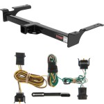 For 1995-2003 Ford E350 Trailer Hitch + Wiring 4 Pin Fits All Except Cutaway Chassis or Shuttle Bus Curt 14053 55344 2 inch Tow Receiver