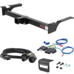 For 2004-2006 Ford E150 Trailer Hitch + Wiring 5 Pin Fits Models w/ USCAR 7-way Except Cutaway Chassis or Shuttle Bus Curt 14053 2 inch Tow Receiver