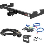 For 2003-2006 Chevy Silverado 2500 HD Trailer Hitch + Wiring 5 Pin Fits 8' bed except factory receiver Tommy Gate or cab & chassis Curt 14108 2 inch Tow Receiver