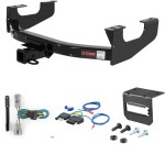 For 2003-2004 Ford F250 Super Duty Trailer Hitch + Wiring 5 Pin Fits Models w/o Factory Connector & Except Cab & Chassis Curt 14355 2 inch Tow Receiver