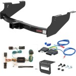 For 2004-2005 Dodge Ram 1500 Trailer Hitch + Wiring 5 Pin Except factory receiver Curt 14361 2 inch Tow Receiver