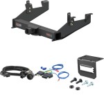 For 2020-2024 GMC Sierra 3500 HD Trailer Hitch + Wiring 5 Pin Except factory receiver or cab & chassis Curt 15010 2.5 in Tow Receiver