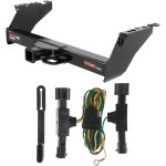 For 1992-1993 Ford Bronco Trailer Hitch + Wiring 4 Pin Fits XL Full Size Curt 15300 55350 2 inch Tow Receiver