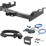 For 2007-2010 Chevy Silverado 2500 HD Trailer Hitch + Wiring 5 Pin Fits 6' bed factory replacement hitch Curt 15302 2 inch Tow Receiver