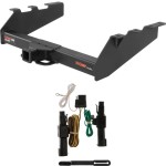 For 1994 Dodge Ram 2500 Trailer Hitch + Wiring 4 Pin Fits w/ factory bumper Curt 15318 55317 2 inch Tow Receiver