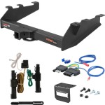 For 1994 Dodge Ram 2500 Trailer Hitch + Wiring 5 Pin Fits 8' bed factory bumper Curt 15319 2 inch Tow Receiver