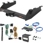 For 1995-2002 Dodge Ram 2500 Trailer Hitch + Wiring 5 Pin Fits 8' bed factory bumper Curt 15319 2 inch Tow Receiver