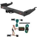 For 1996-1999 GMC Savana 2500 Trailer Hitch + Wiring 4 Pin Fits All Models Curt 15320 55335 2 inch Tow Receiver