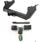 For 2003-2009 Dodge Ram 2500 Trailer Hitch + Wiring 4 Pin Fits w/ Tow Prep Package Curt 15809 55381 2.5 in Tow Receiver